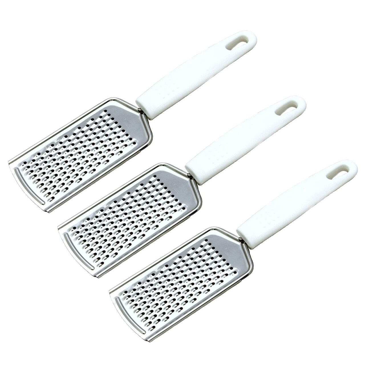 Chef Craft Fine Stainless Steel Flat Grater - Great for Zesting, Shredding & Grating
